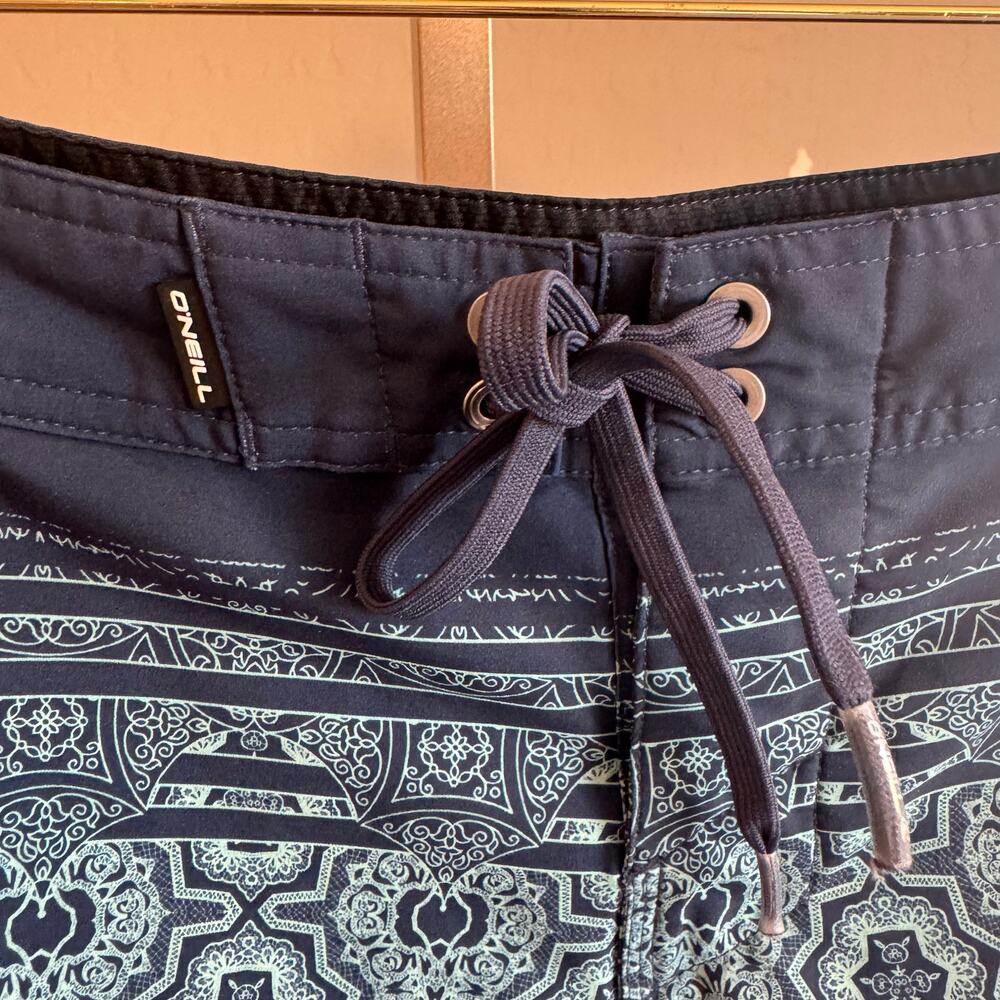 O’Neill Hyperfreak Board Shorts Men’s Size 30 Blue Surf Swim Trunks - Picture 7 of 12